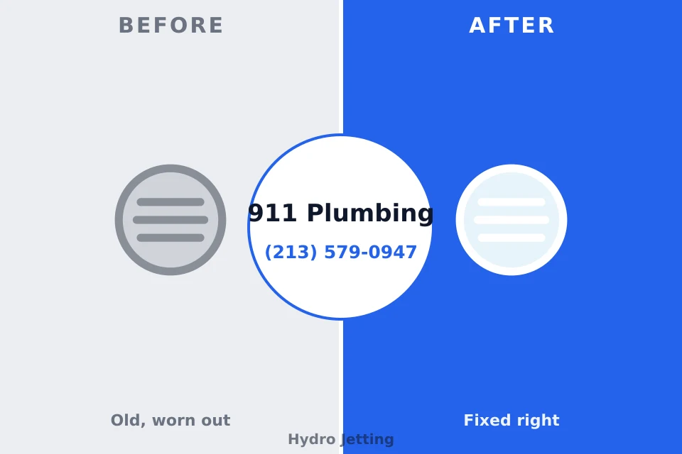 Before and after: plumbing repair Glenn Dale, MD
